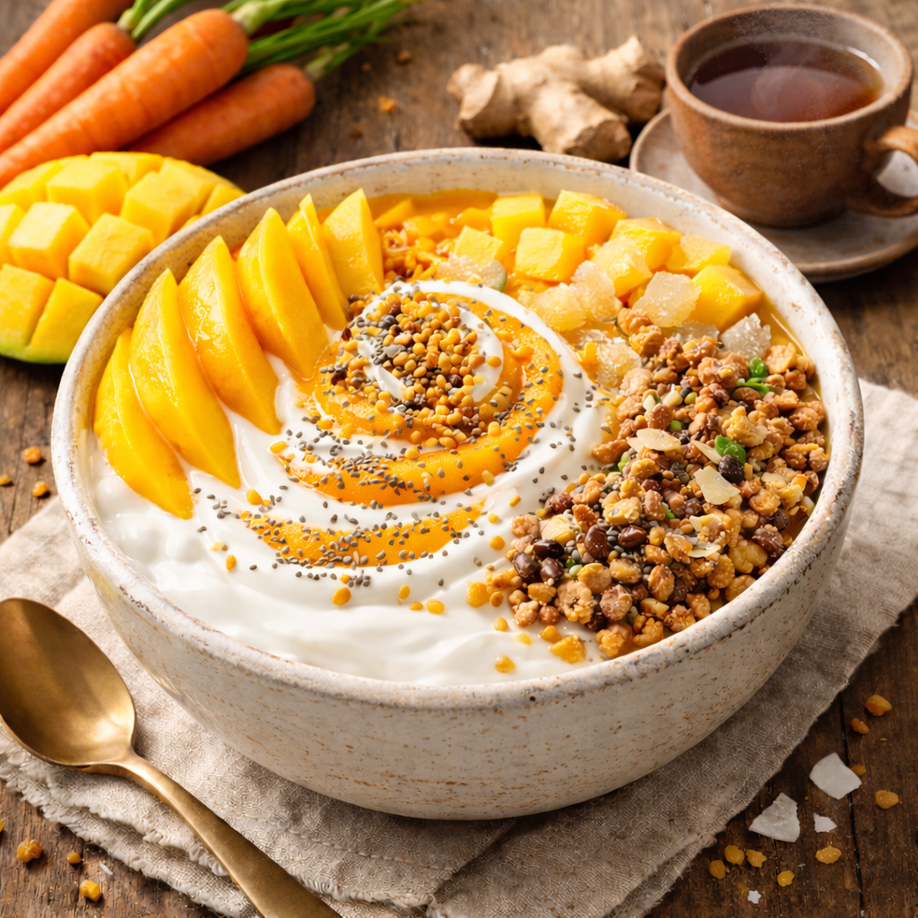 Bowl douceur Mangue Carottes Gingembre