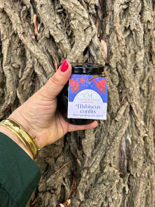 Hibiscus confits dans son sirop aux épices